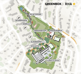 Planungsvariante für den Generationenpark Lahrfeld