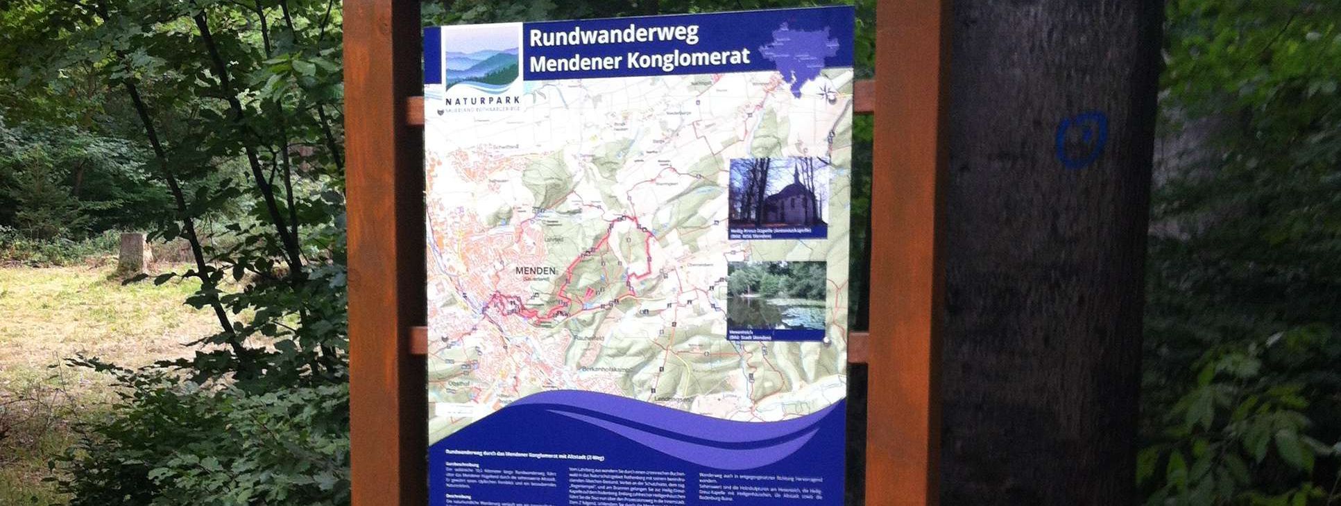 Wandertafel am Z-Weg