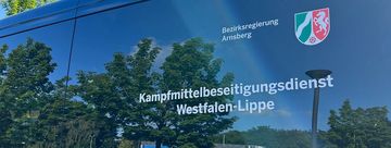 Fahrzeug des Kampfmittelbeseitigungsdienstes
