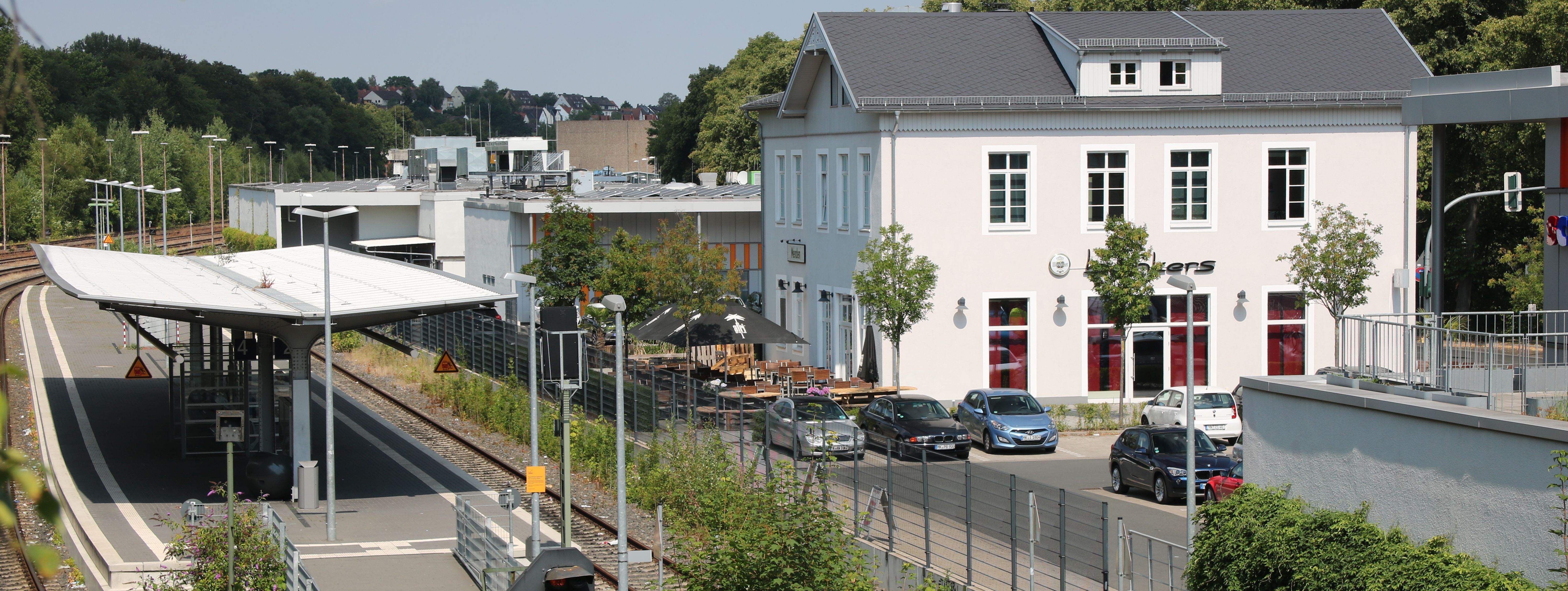 Der neue Bahnhof