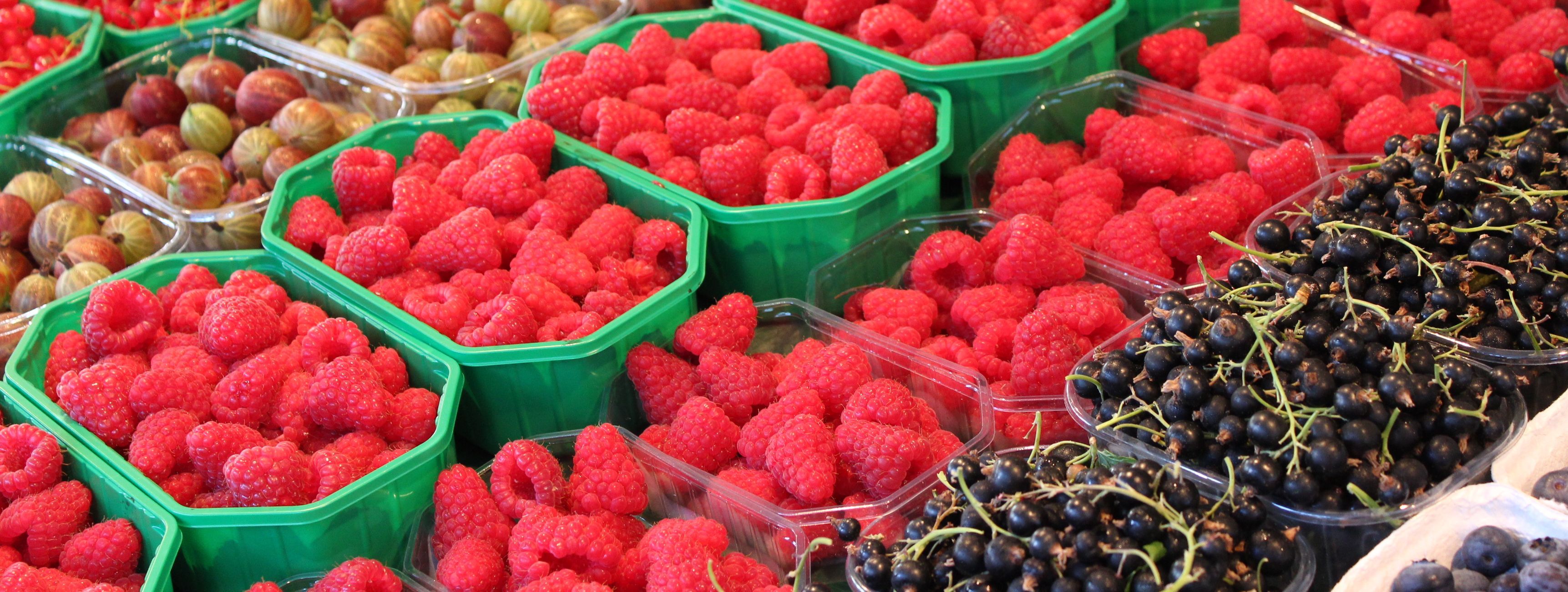 Obst auf dem Mendener Wochenmarkt