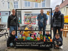 Vorschulkinder der Kita Am Papenbusch dekorieren mit