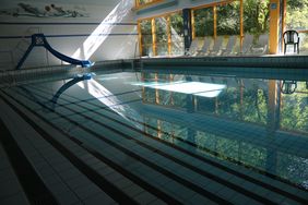 Das Nichtschwimmerbecken im städtsichen Hallenbad