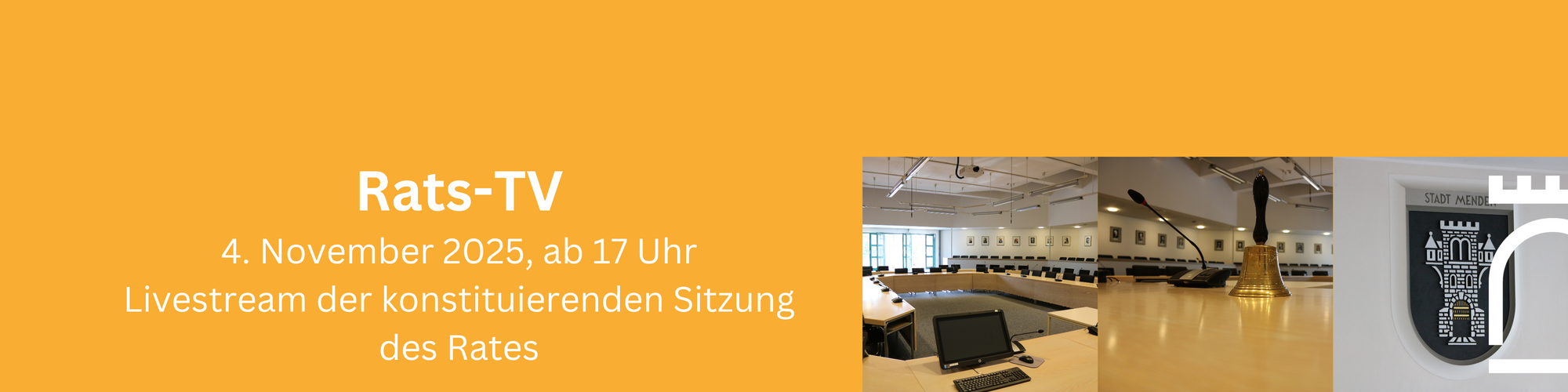 Rats-TV - Livestream der Sitzung des Rates