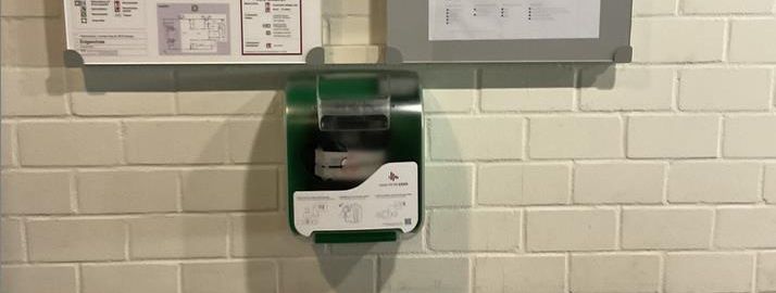 Neuer Defibrillator auf der Wilhelmshöhe