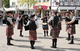 Auftritt "Werl Pipes and Drums" in Menden
