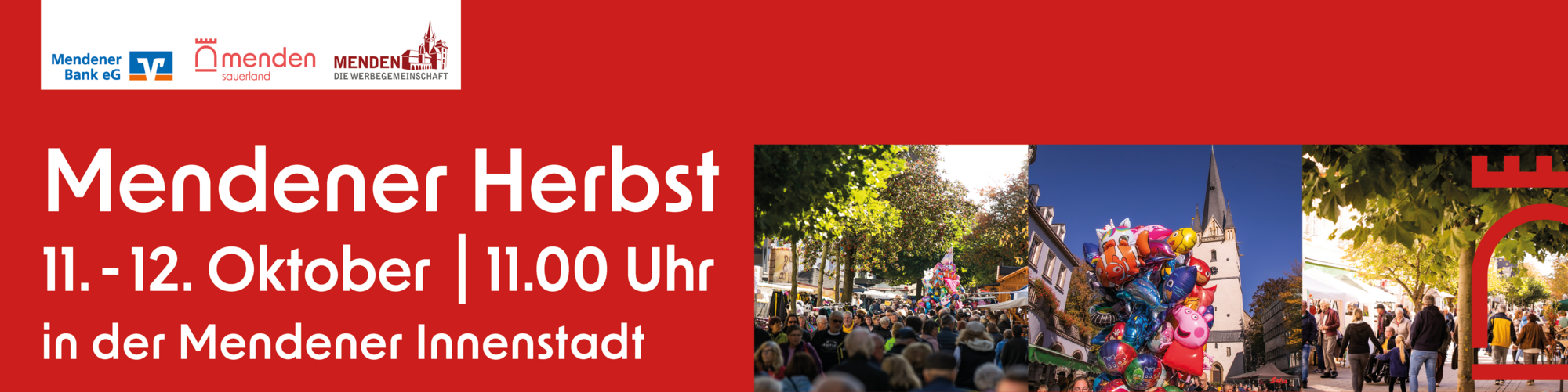 Mendener Herbst, 11. bis 12. Oktober, 11 Uhr in der Mendener Innenstadt