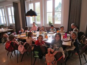 Vorschulkinder der Kita Zeisigstraße besuchen die Kluse 