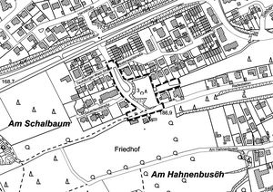 Geltungsbereich der 1. Änderung des Bebauungsplans Nr. 4/IV "In den Liethen" der Stadt Menden (Sauerland)