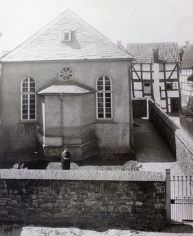 Die Synagoge stand in der Hochstraße in Menden. Foto: Stadtarchiv