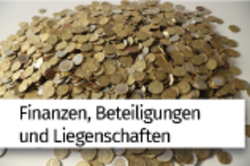 Finanzen, Beteiligungen und Liegenschaften