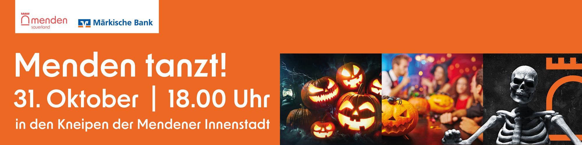 Menden tanzt! 31. Oktober, 18 Uhr in den Kneipen der Mendener Innenstadt