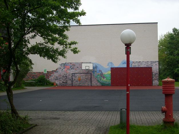 Basketballplatz an der Gesamtschule