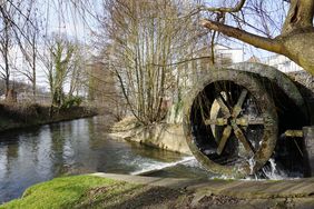 Das Wasserrad an der Hönne