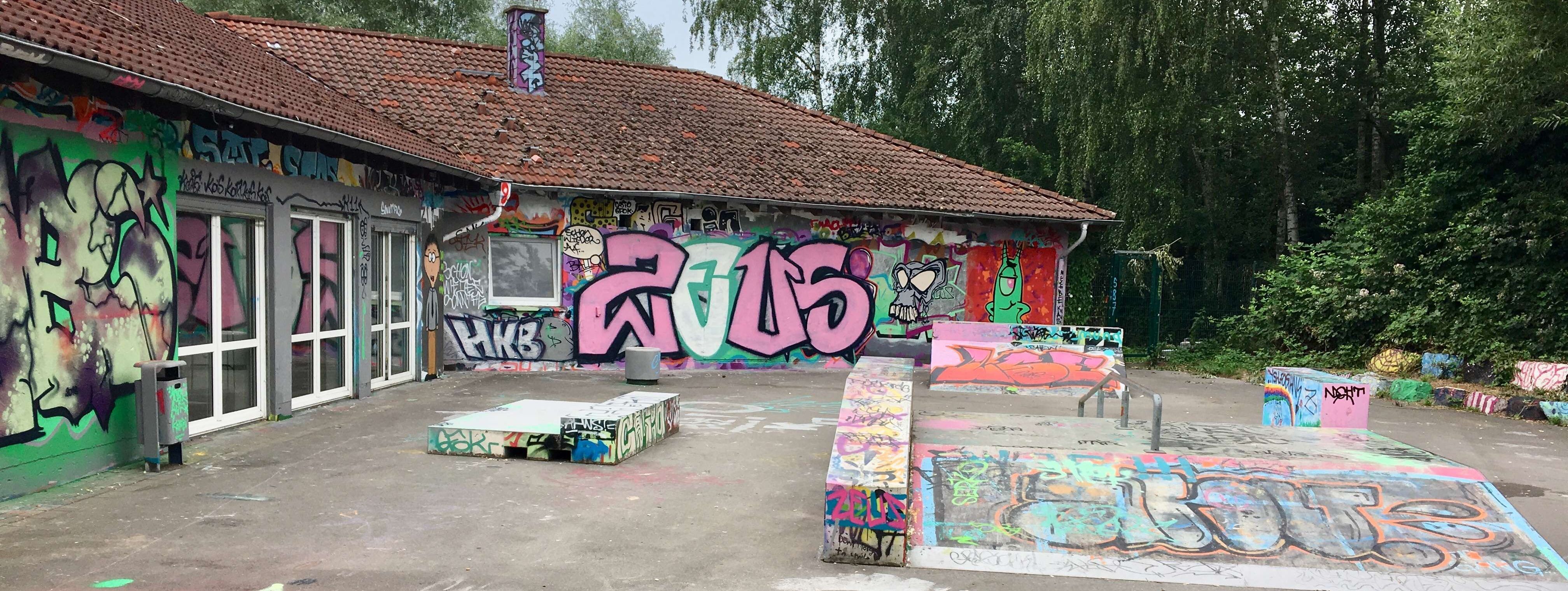 Skate- und Sprühfläche am Treff Bösperde