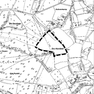 Geltungsbereich des Bebauungsplan Nr. 251 "SO Freiflächen-PV-Anlage - Böingsen" der Stadt Menden (Sauerland)