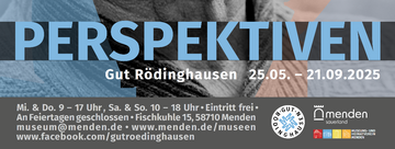 Plakat zur Ausstellung "Perspektiven" von Dirk Vogel