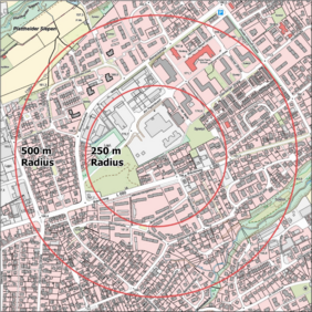 Evakuierungsgebiet