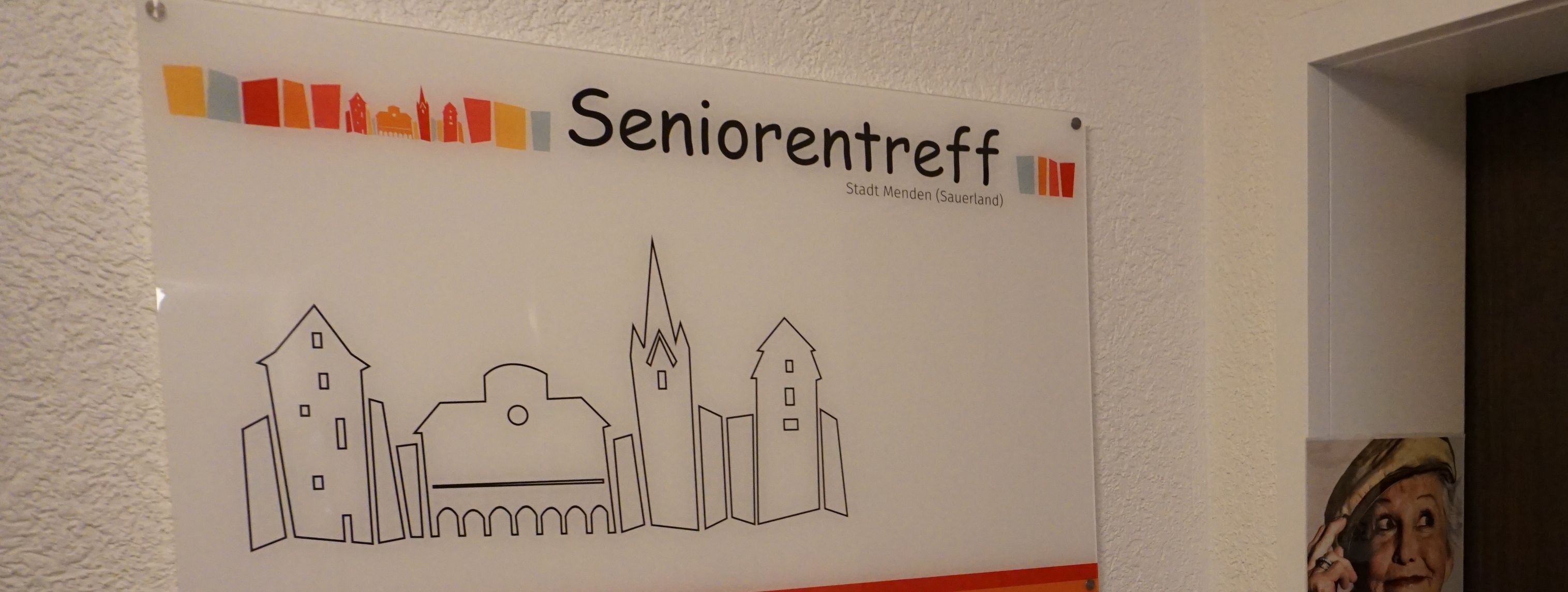 Eingang zum Seniorentreff an der Kolpingstraße