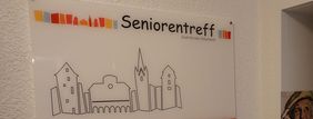 Eingang zum Seniorentreff an der Kolpingstraße