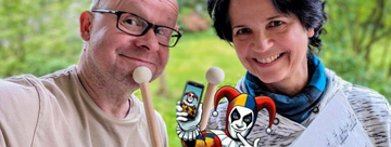 Eulenspiegel lebt - Musikalische und literarische Verrücktheiten von und mit Sabine Thielmann und Leslie Sternenfeld