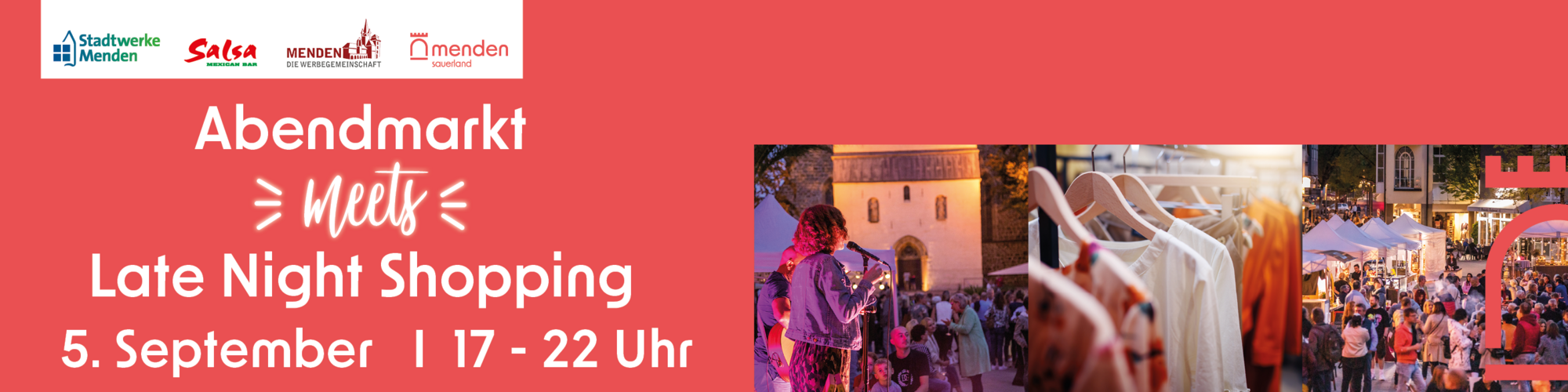 Abendmarkt meets Late Night Shopping, 5. September 2025, 17 bis 22 Uhr