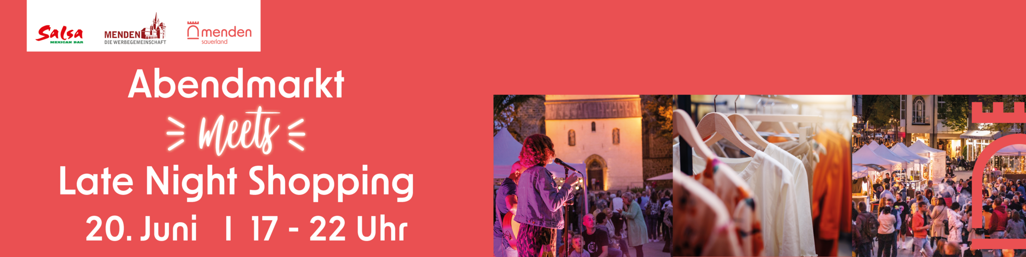 Abendmarkt meets Late Night Shopping, 20. Juni, 17 bis 22 Uhr