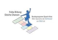 Hier sieht man das Logo des Bundesprogramms Sprachkita. 